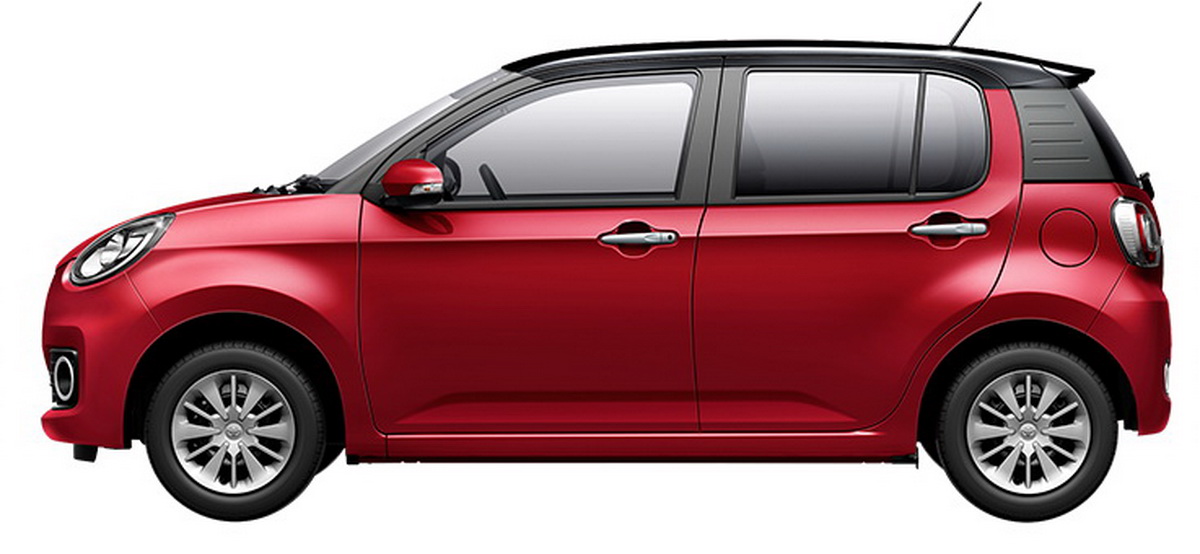 thân xe toyota passo mới ra mắt