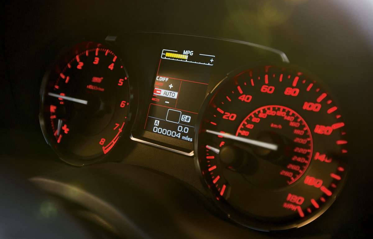 mặt đồng hồ subaru WRX và WRX STI 2017 công bố giá bán