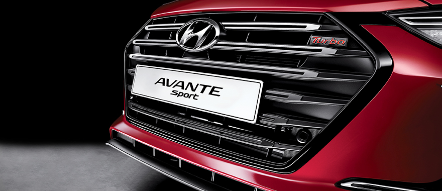 hyundai avante sport 2017 lưới tản nhiệt hyundai avante sport 2017