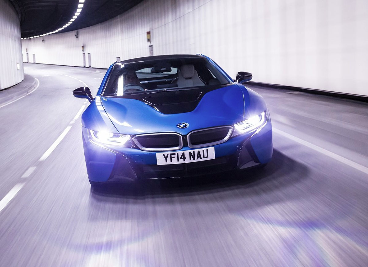 5 loại đèn pha ô tô đèn bmw i8