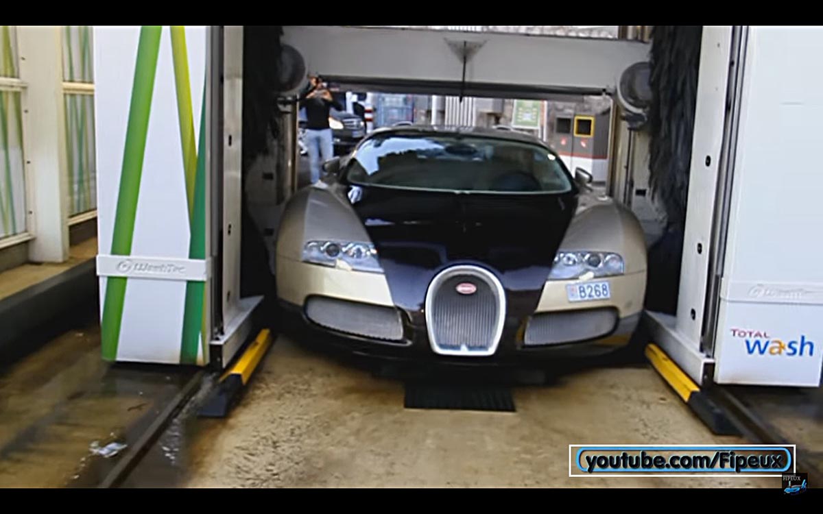 rửa xe bugatti veyron phong cách bình dân video rửa xe bugatti veyron phong cách bình dân
