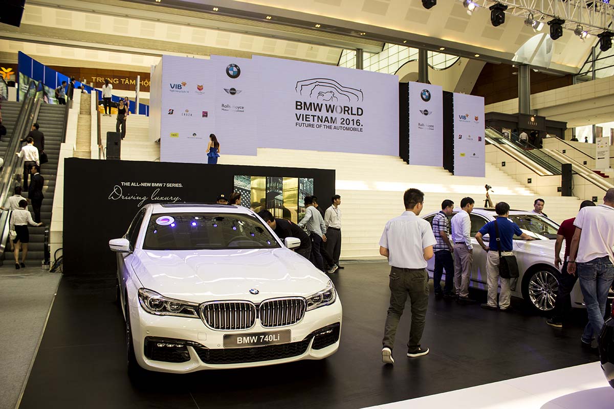 khai mạc triển lãm BMW World Vietnam 2016 hình ảnh khai mạc triển lãm BMW World Vietnam 2016