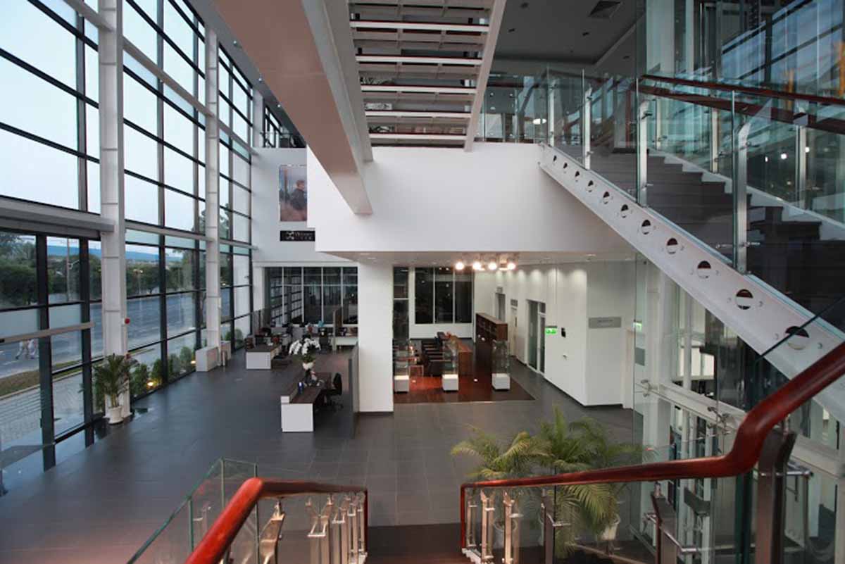 Sảnh tiếp đón chính của trung tâm