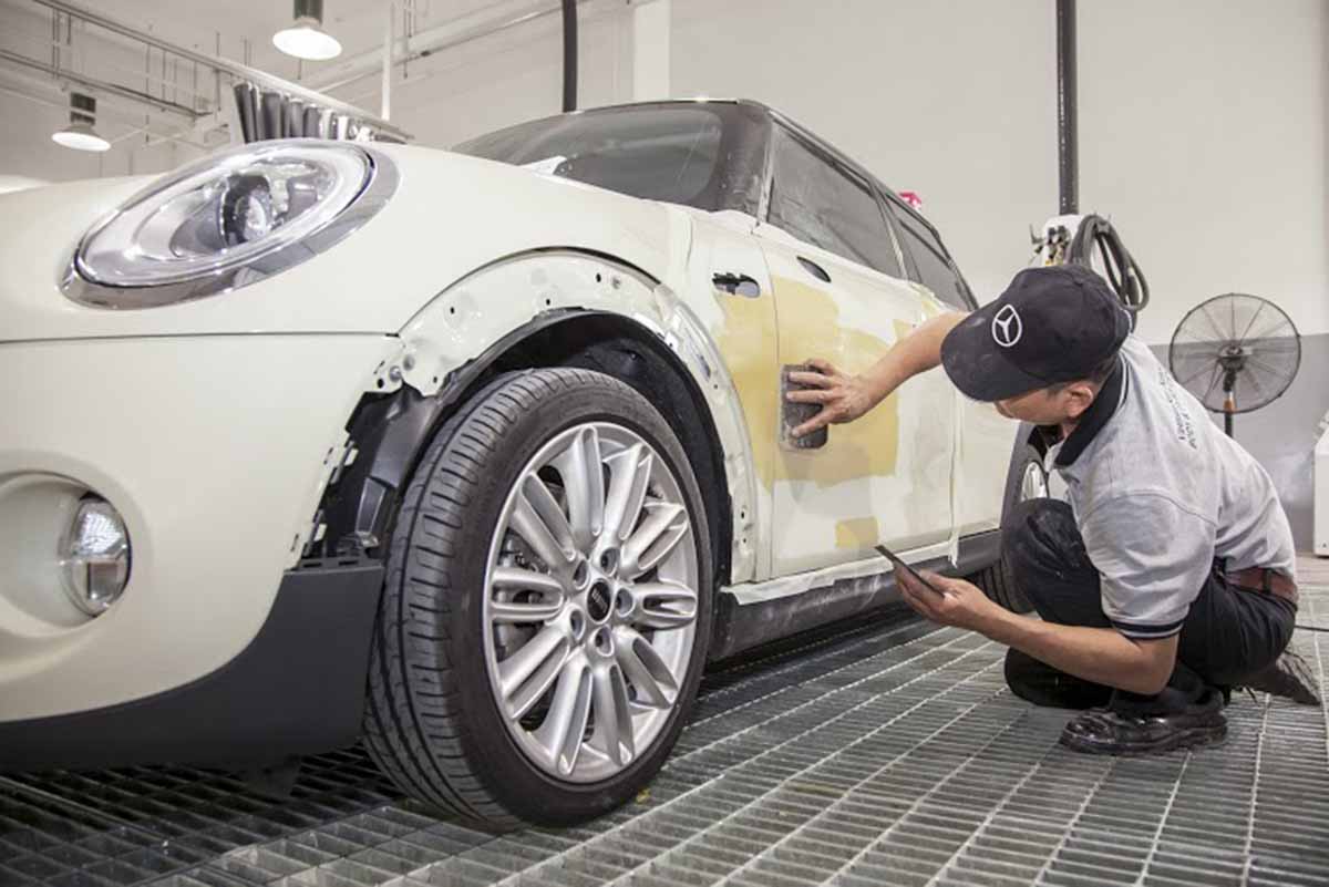 Công đoạn bả ma tít