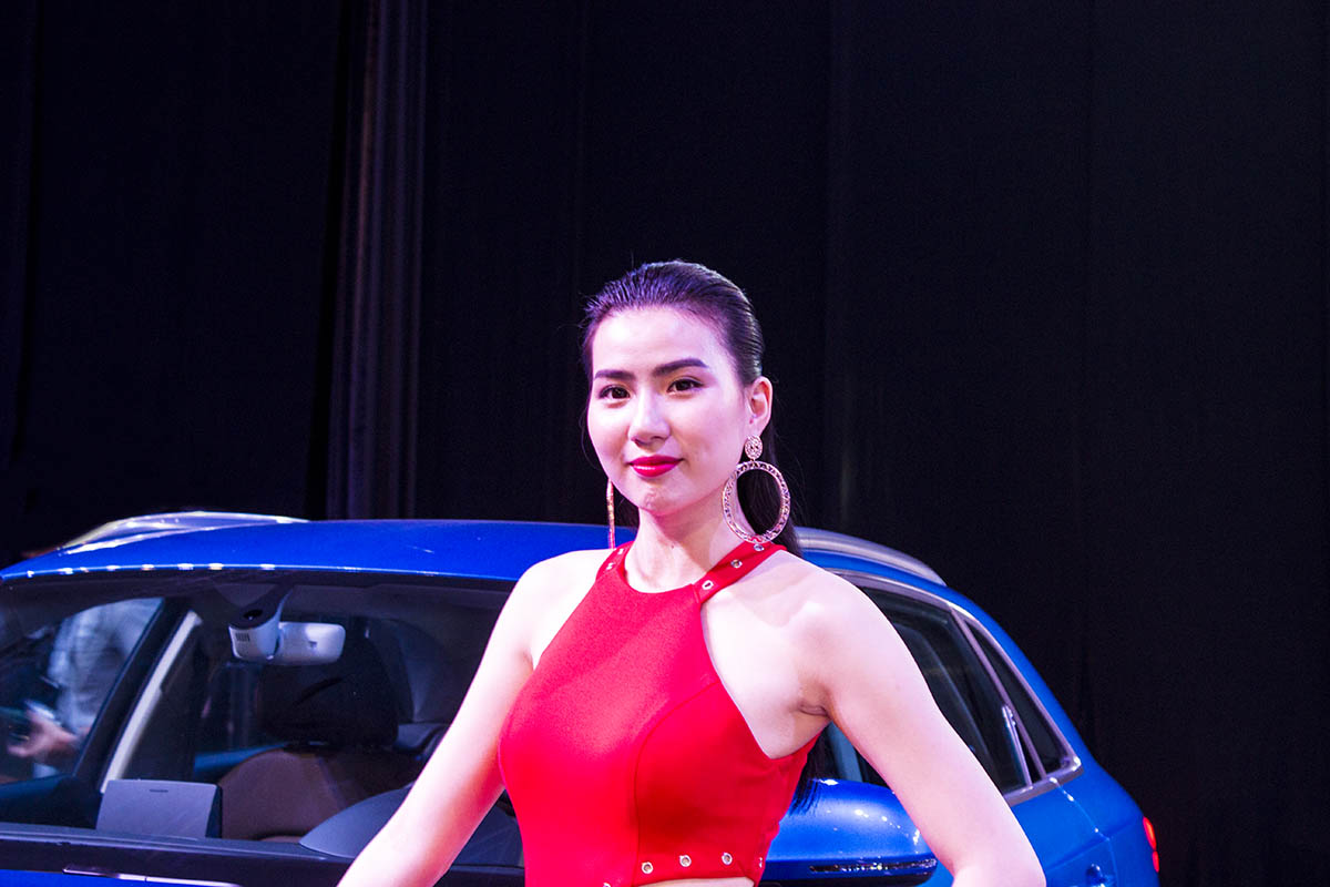 người mẫu tại triển lãm Audi Progressive 2016