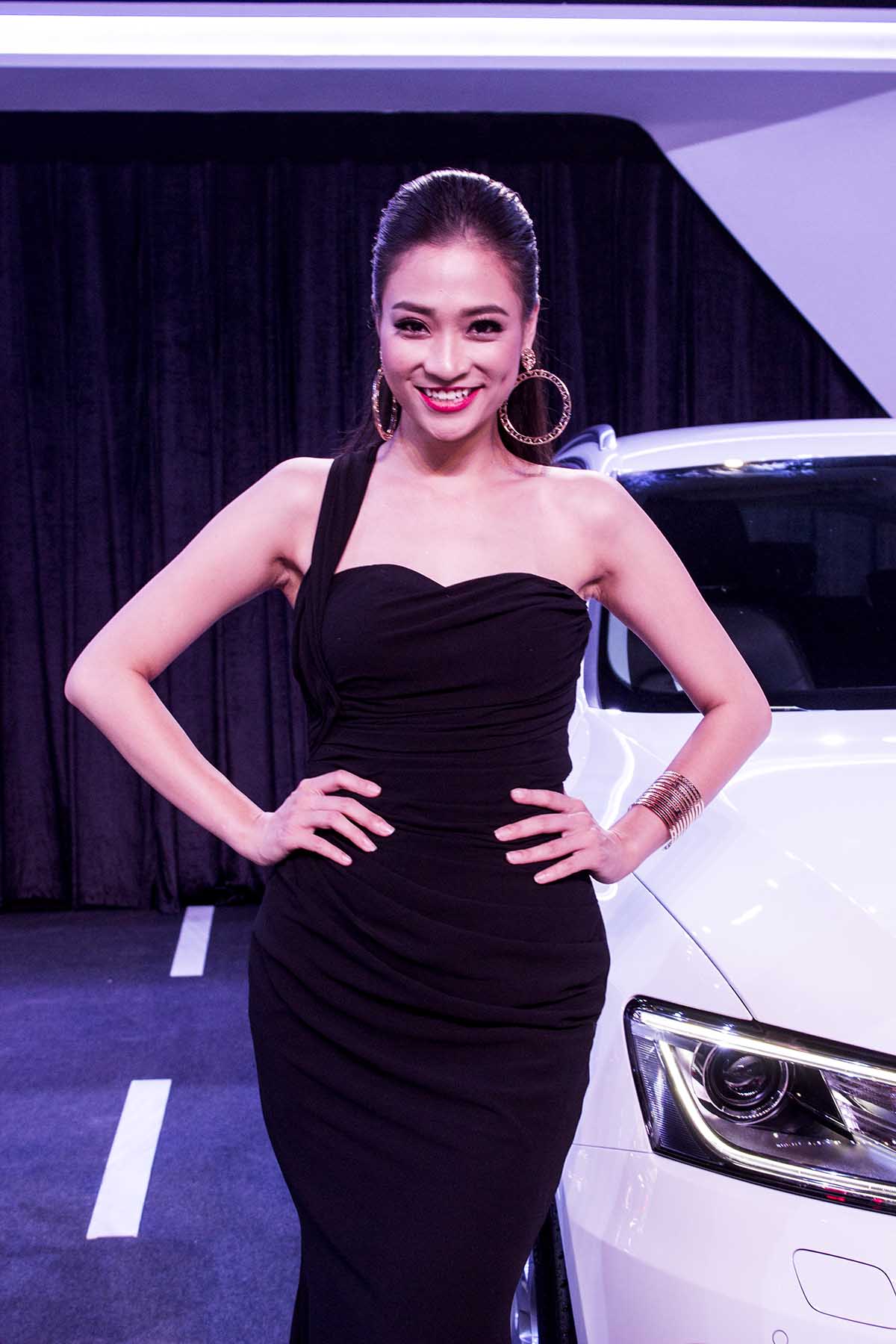 người mẫu tại triển lãm Audi Progressive 2016