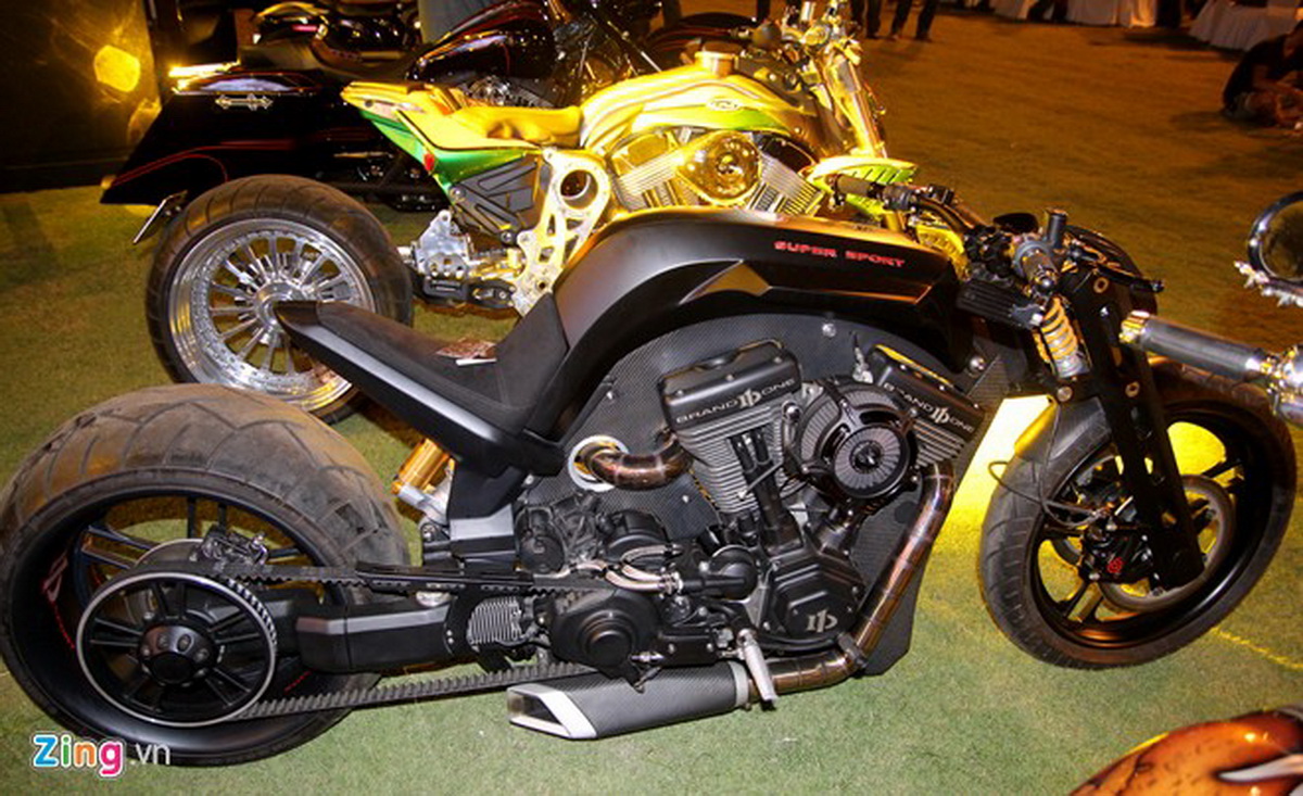 xe harley độ độc nhất thế giới của biker Việt