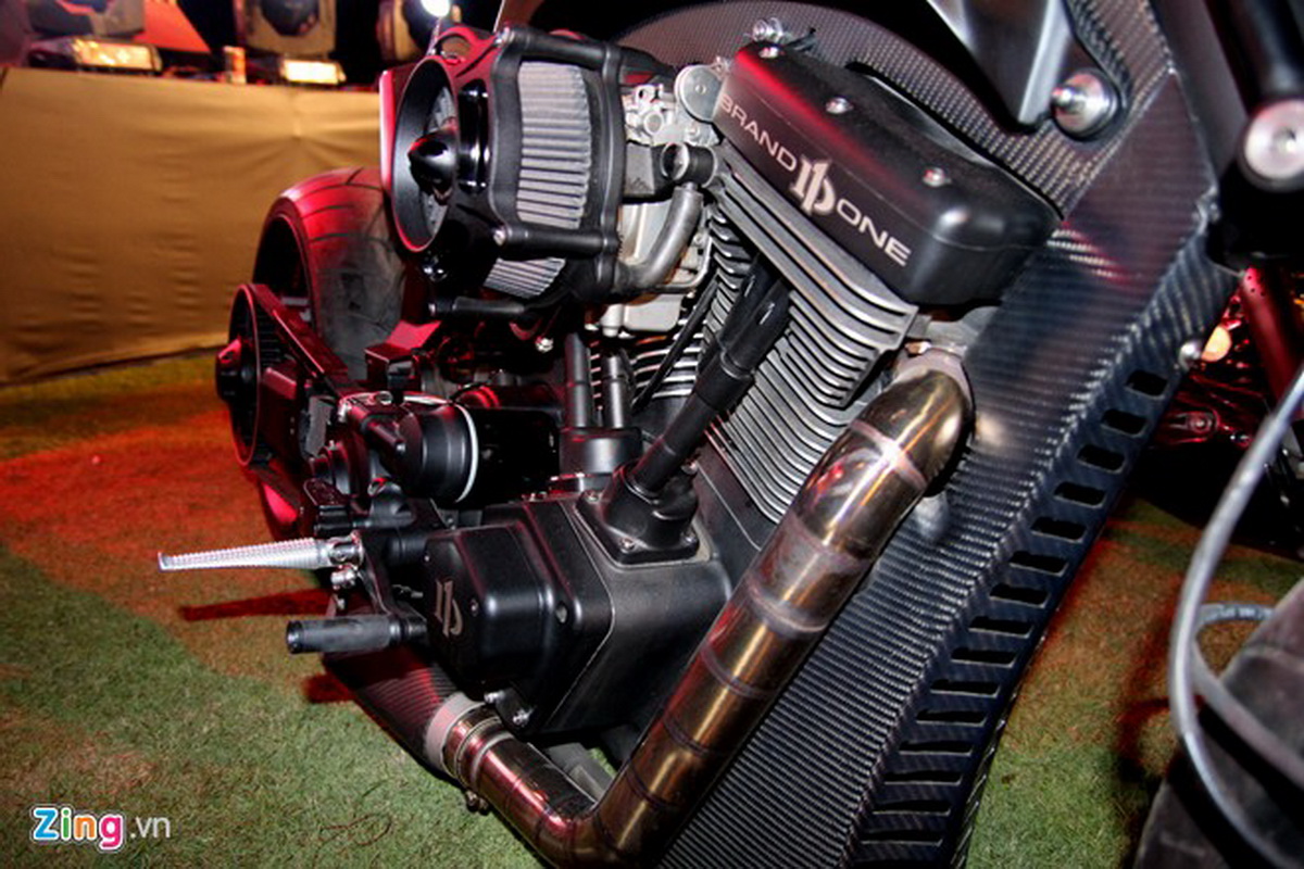 xe harley độ độc nhất thế giới của biker Việt