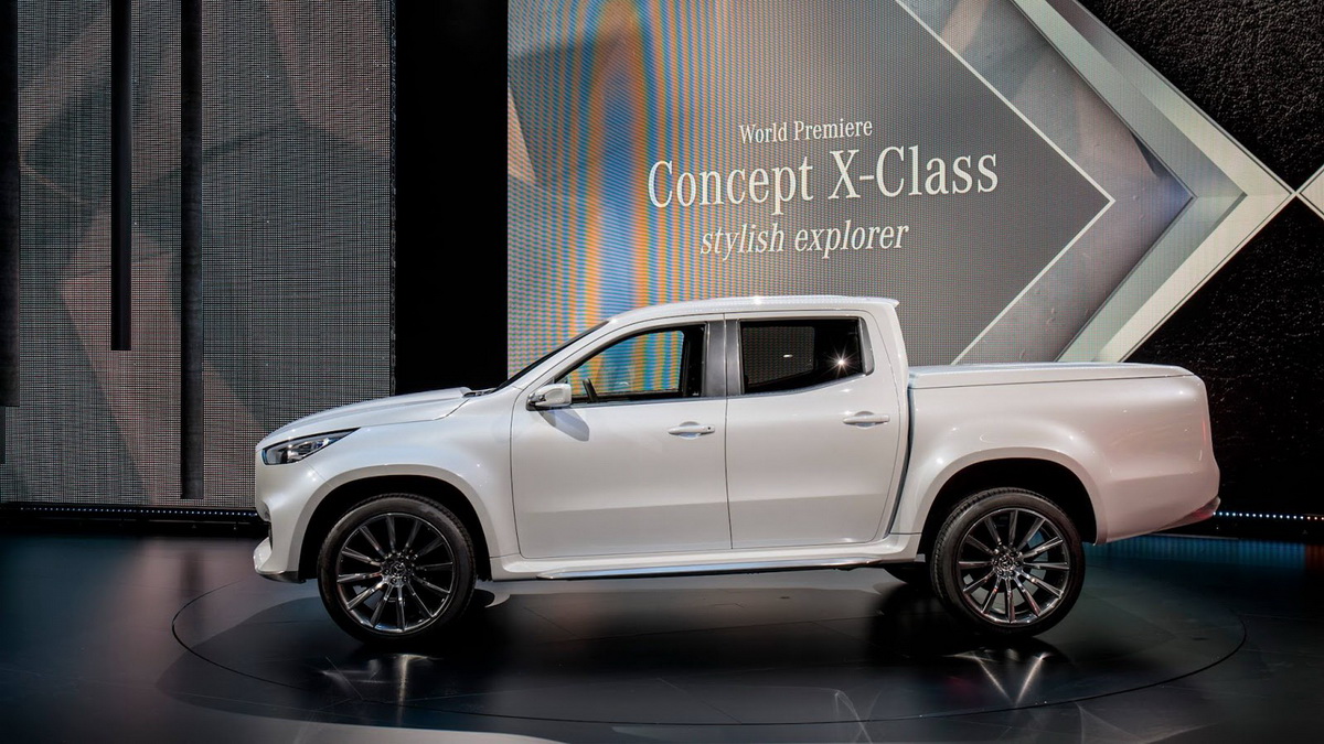 Video giới thiệu mẫu bán tải Mercedes-Benz X-Class phiên bản concept