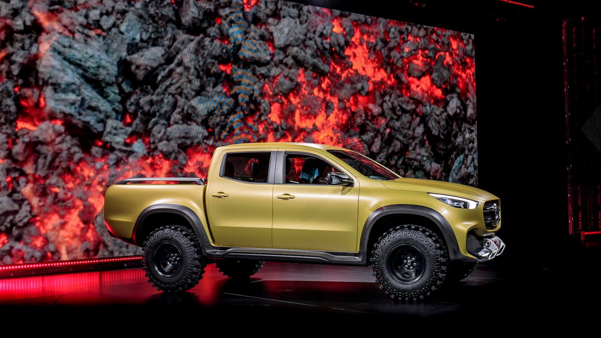 Video giới thiệu mẫu bán tải Mercedes-Benz X-Class phiên bản concept