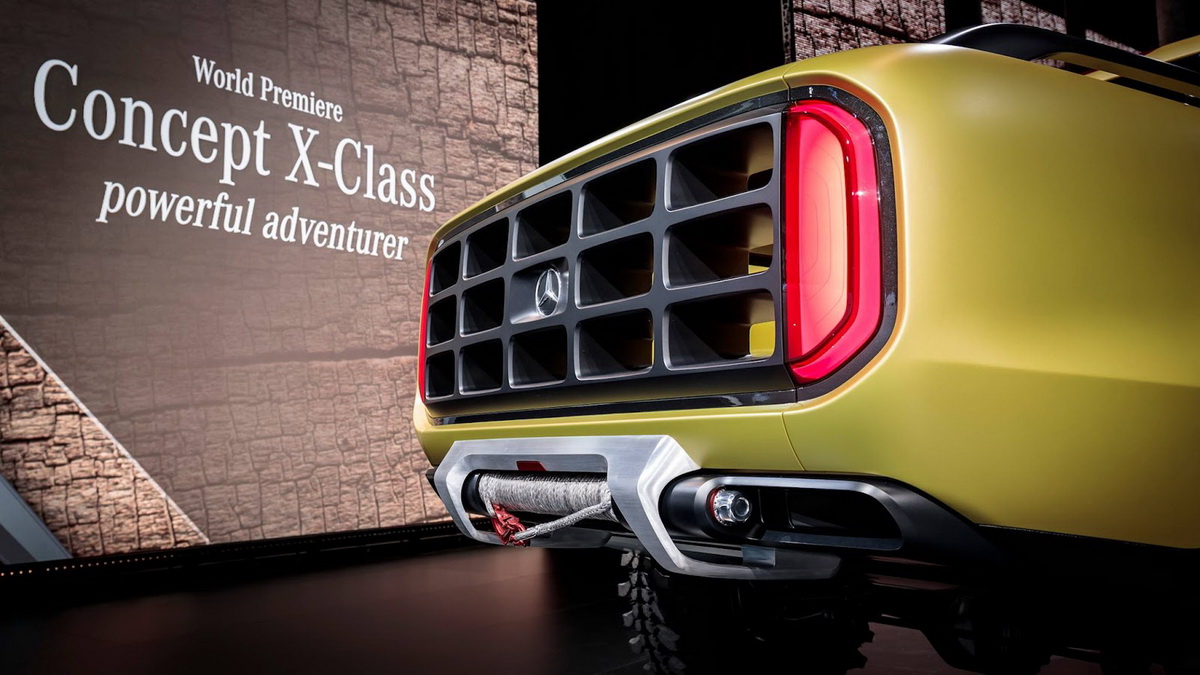 Video giới thiệu mẫu bán tải Mercedes-Benz X-Class phiên bản concept
