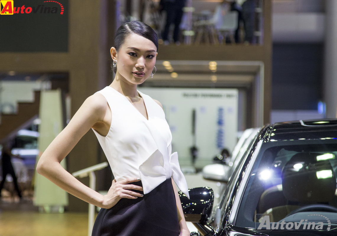 Ngắm dàn mỹ nữ khoe sắc tại triển lãm Bangkok International Motor Show 2017