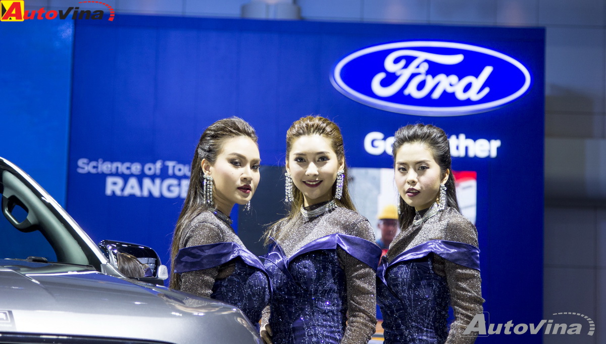 Ngắm dàn mỹ nữ khoe sắc tại triển lãm Bangkok International Motor Show 2017