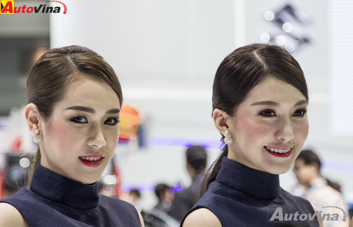 Ngắm dàn mỹ nữ khoe sắc tại triển lãm Bangkok International Motor Show 2017