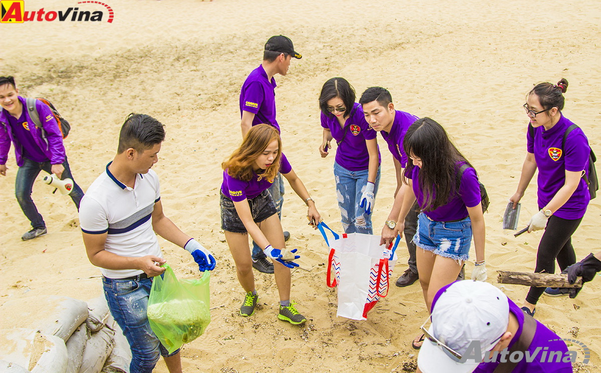cộng đồng sh việt nam chung tay làm sạch biển