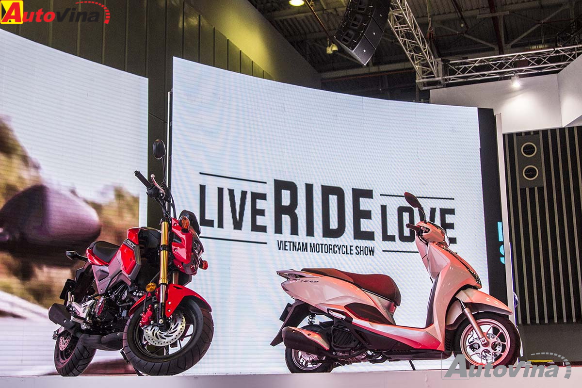 Toàn cảnh gian hàng Honda Việt Nam